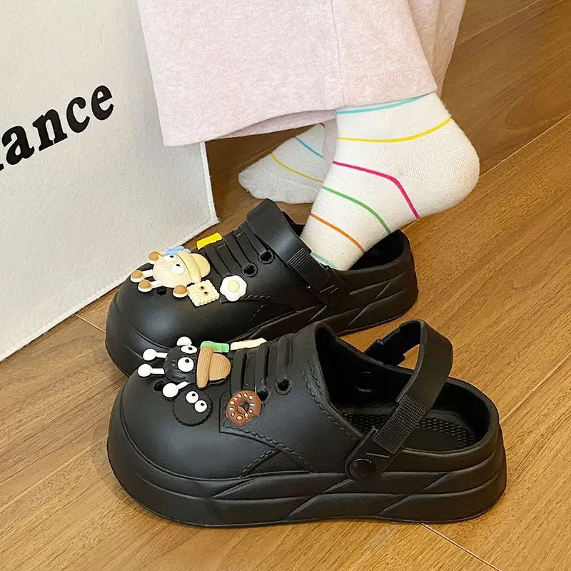 Women's Cute Ball Cave Shoes Summer 2025 Beige — feature 43
