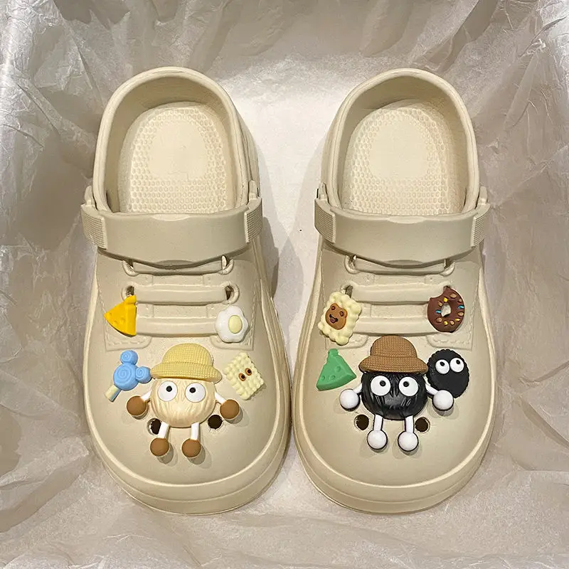 Women's Cute Ball Cave Shoes Summer 2025 Beige — feature 46