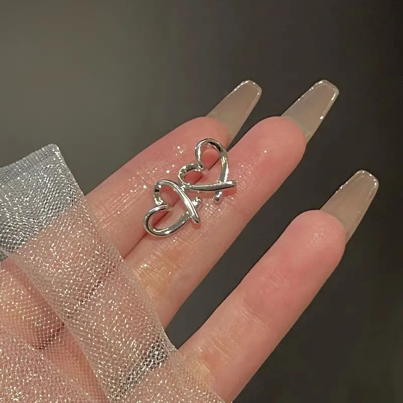 Heart Shaped Love Ear Clip for Women - Image 2