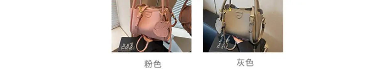 Women's Beige Leather Shoulder Bag 2025 New Spring — feature 2