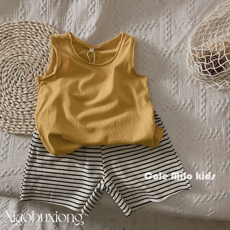 Little Bear Boys Sleeveless T-Shirt Yellow - Image 5