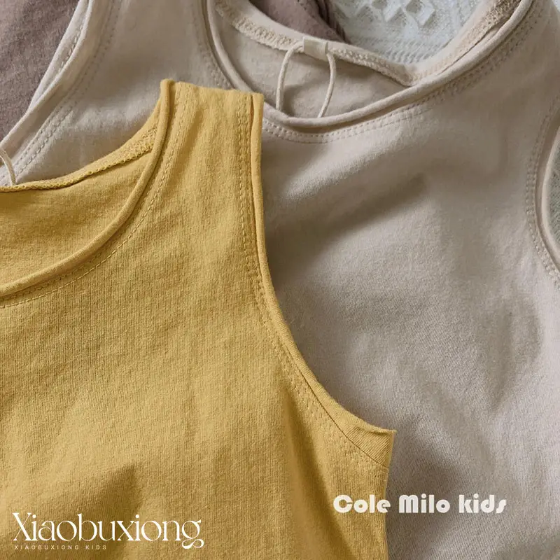 Little Bear Boys Sleeveless T-Shirt Yellow - Image 7