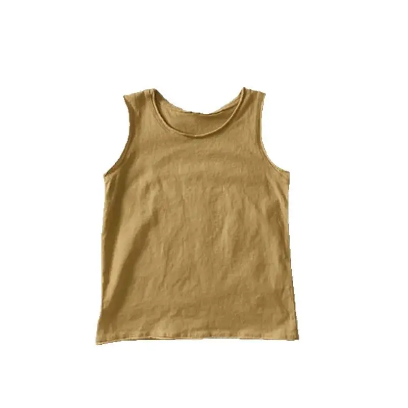 Little Bear Boys Sleeveless T-Shirt Yellow - Image 8