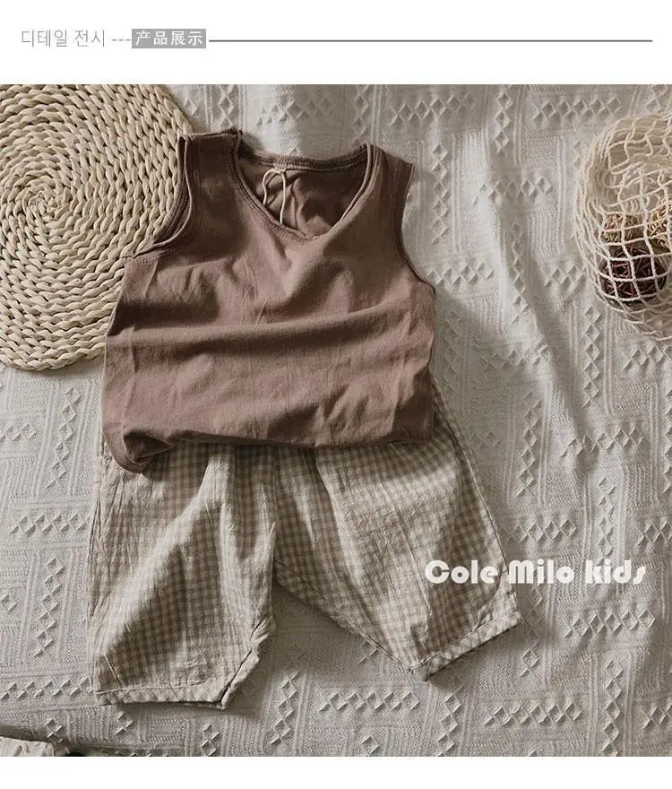 Little Bear Boys Sleeveless T-Shirt Yellow — feature 10
