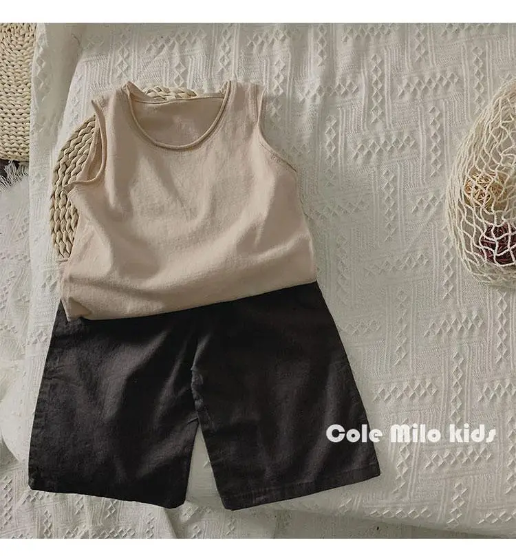 Little Bear Boys Sleeveless T-Shirt Yellow — feature 11