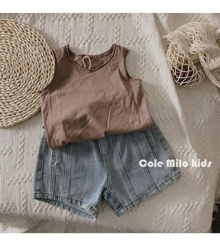 Little Bear Boys Sleeveless T-Shirt Yellow — feature 12