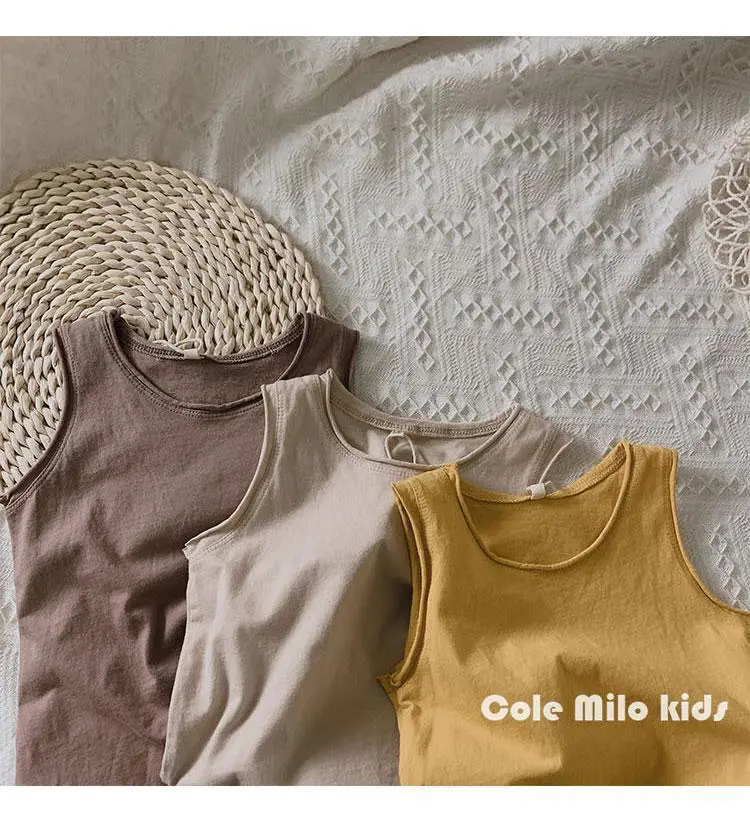 Little Bear Boys Sleeveless T-Shirt Yellow — feature 17