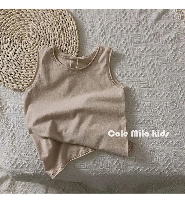 Little Bear Boys Sleeveless T-Shirt Yellow — feature 22