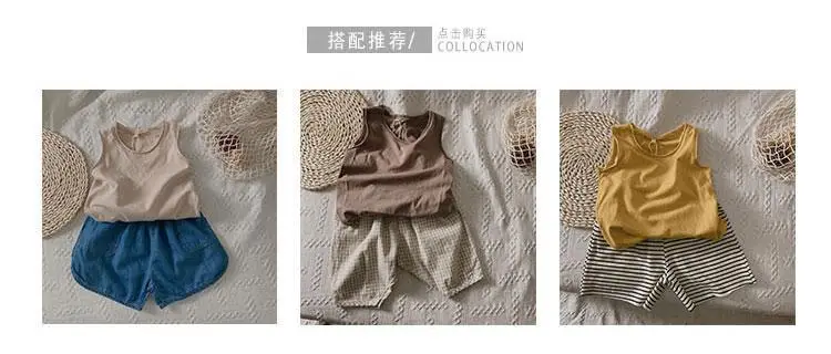 Little Bear Boys Sleeveless T-Shirt Yellow — feature 8