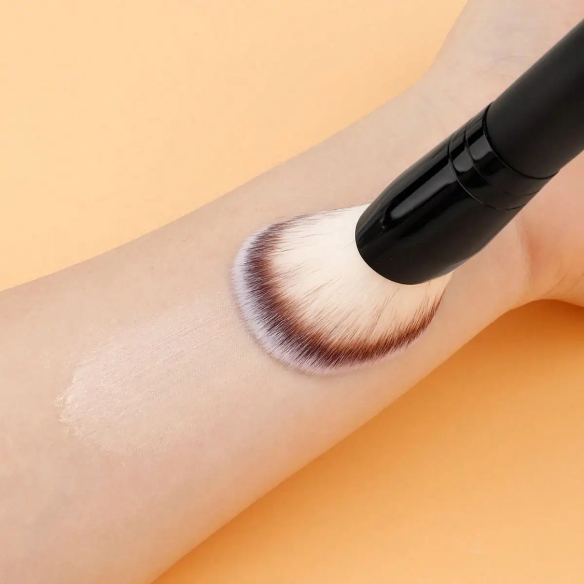 Double Head Foundation Blush Brush Black 3 Color - Image 4