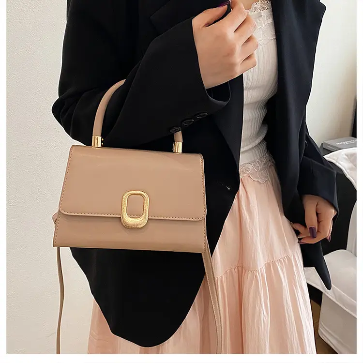Women's Brown Square Shoulder Crossbody Bag 2025 — feature 8
