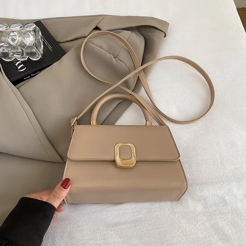 Women's Brown Square Shoulder Crossbody Bag 2025 - Image 3