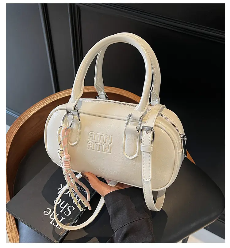 Pink Vintage Shoulder Crossbody Bag for Women — feature 1