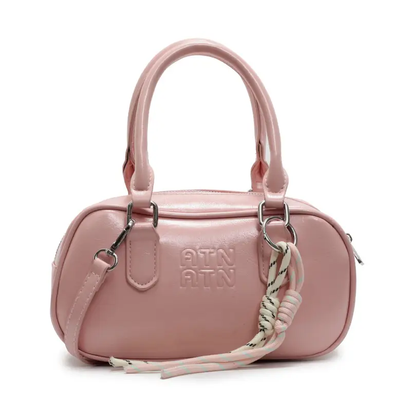 Pink Vintage Shoulder Crossbody Bag for Women - Image 3