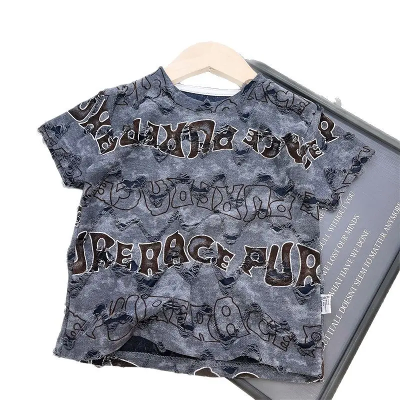 Children's T-Shirt Pink Graphic 2025 Casual Wear - Image 7