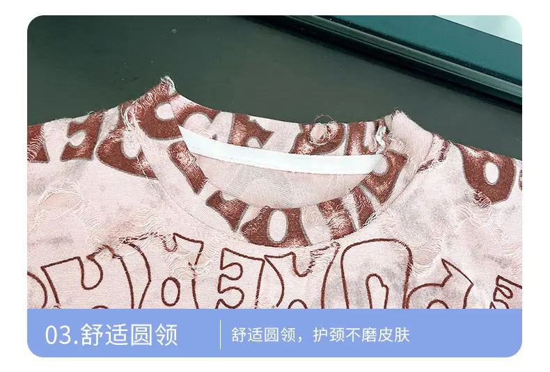 Children's T-Shirt Pink Graphic 2025 Casual Wear — feature 11