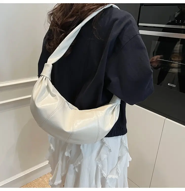 Pink Vintage Pleated Crossbody Bag for Women — feature 20