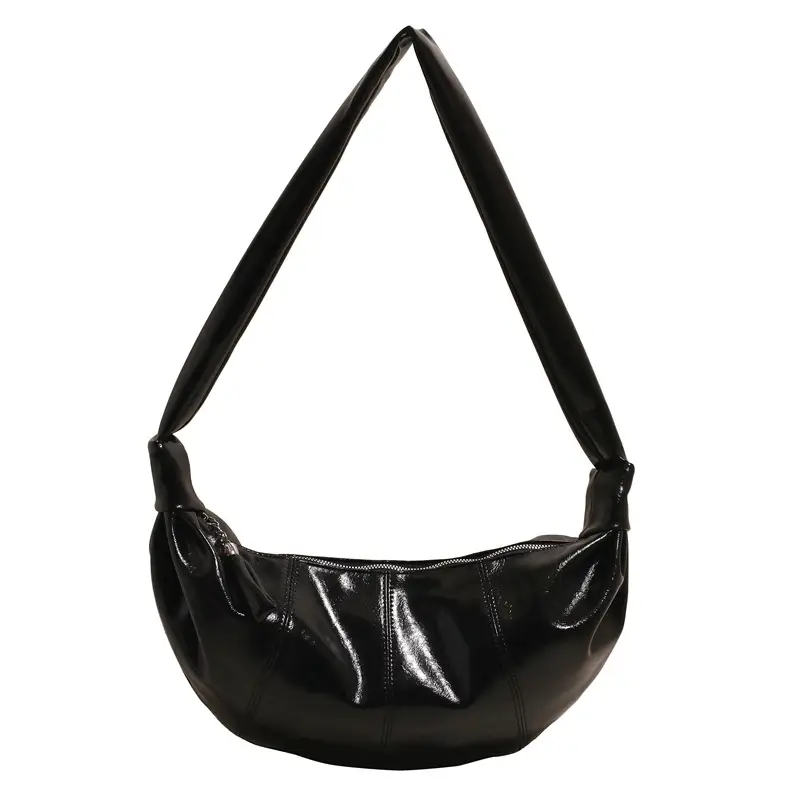 Pink Vintage Pleated Crossbody Bag for Women - Image 2