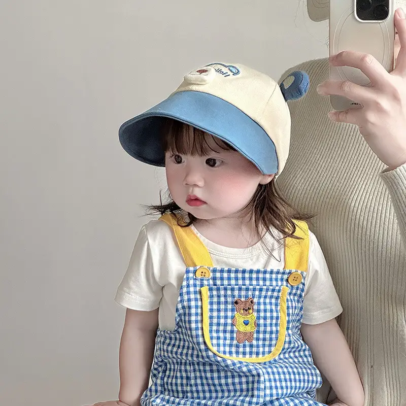 Cute Bear Ears Baseball Cap for Boys Girls Summer - Image 7