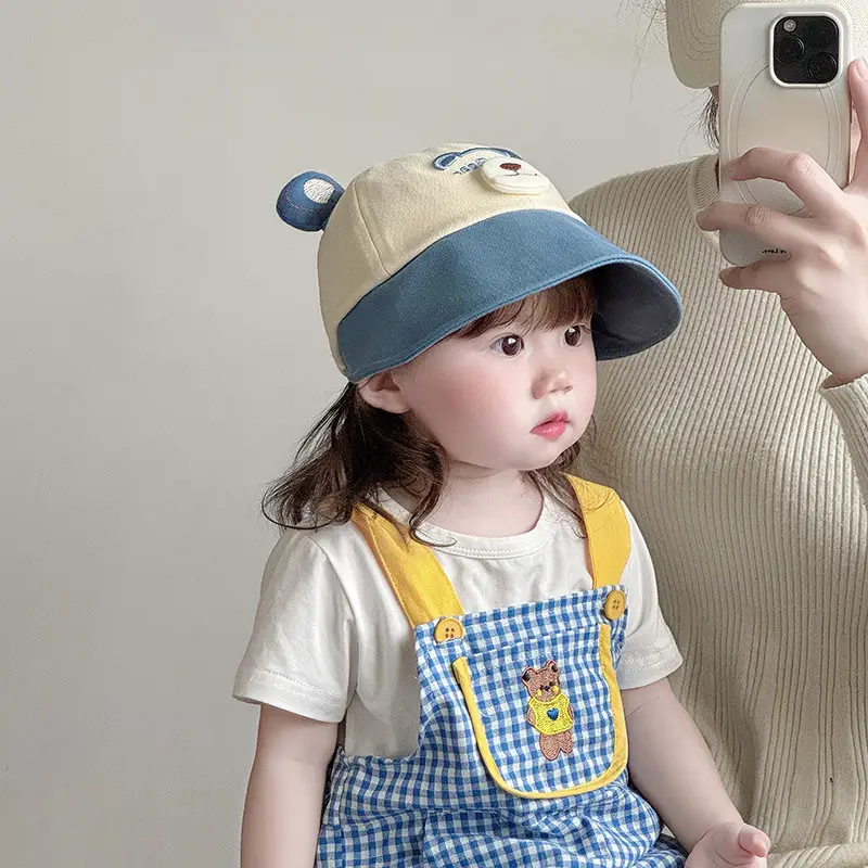 Cute Bear Ears Baseball Cap for Boys Girls Summer - Image 8