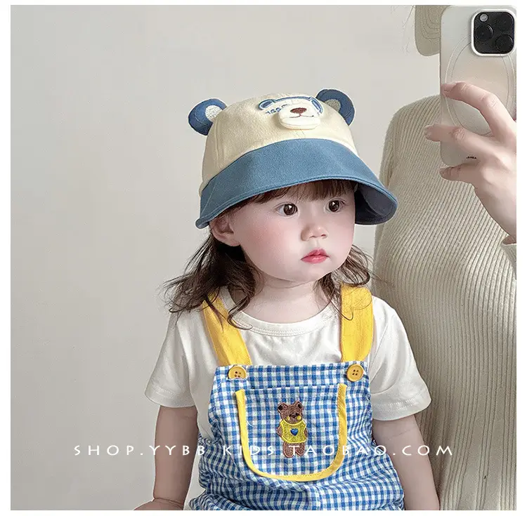 Cute Bear Ears Baseball Cap for Boys Girls Summer β feature 1