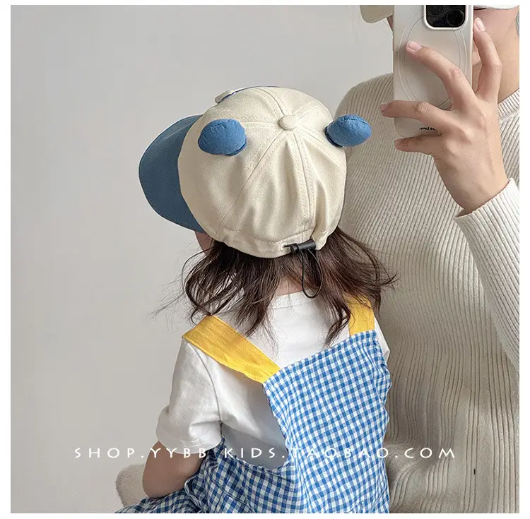 Cute Bear Ears Baseball Cap for Boys Girls Summer β feature 4
