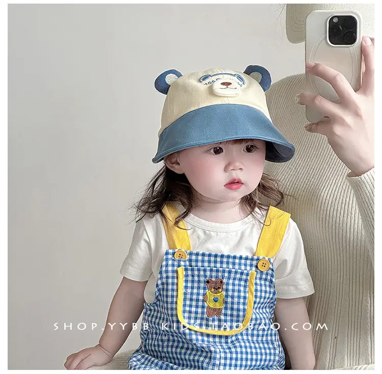 Cute Bear Ears Baseball Cap for Boys Girls Summer β feature 5