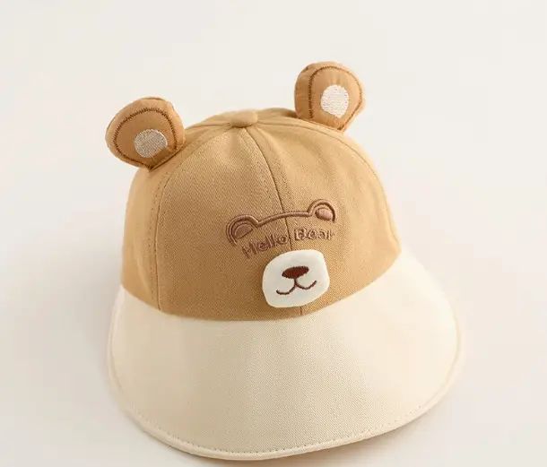Cute Bear Ears Baseball Cap for Boys Girls Summer - Image 3