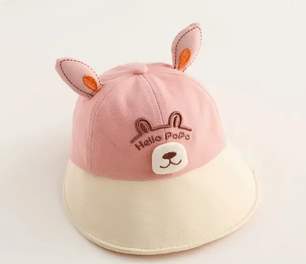 Cute Bear Ears Baseball Cap for Boys Girls Summer - Image 4