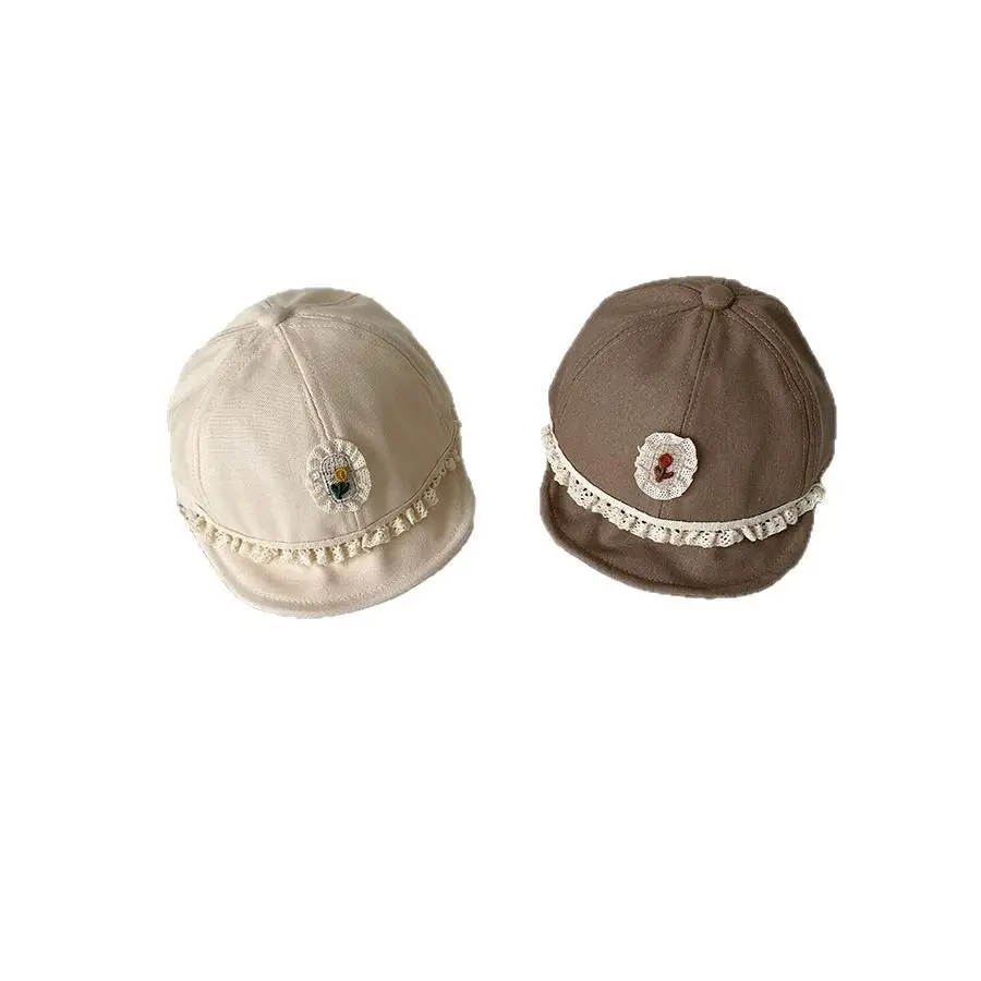 Retro Princess Duck Tongue Hat for Baby Girls Sun Cover Cap - Image 7