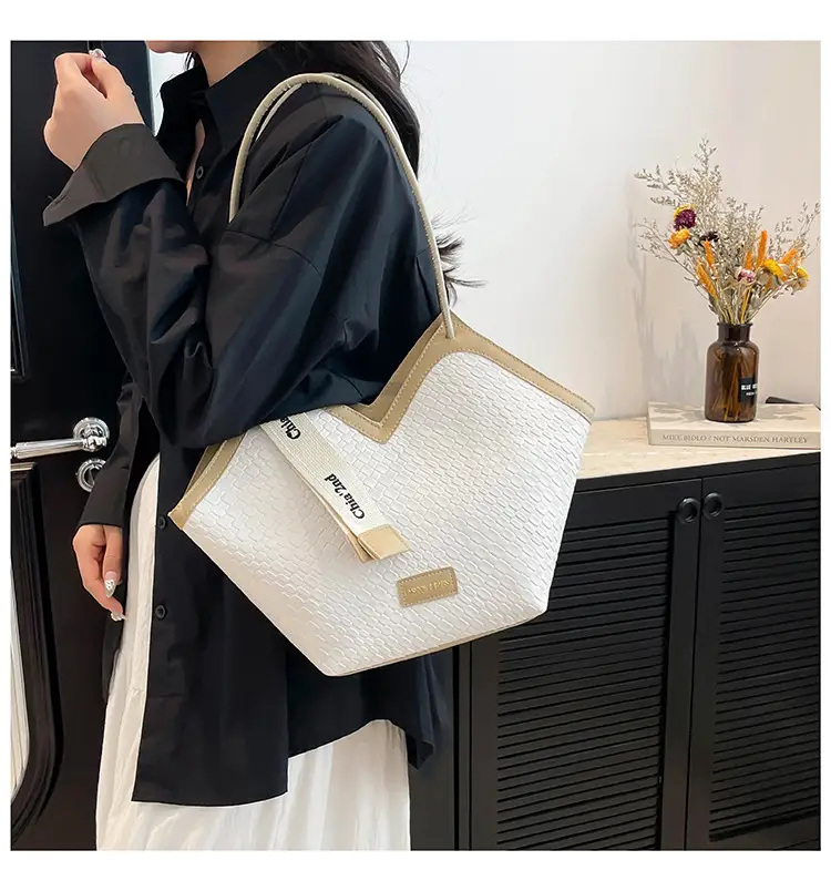 Women Woven Shoulder Bag 2025 Spring Large Capacity — feature 14