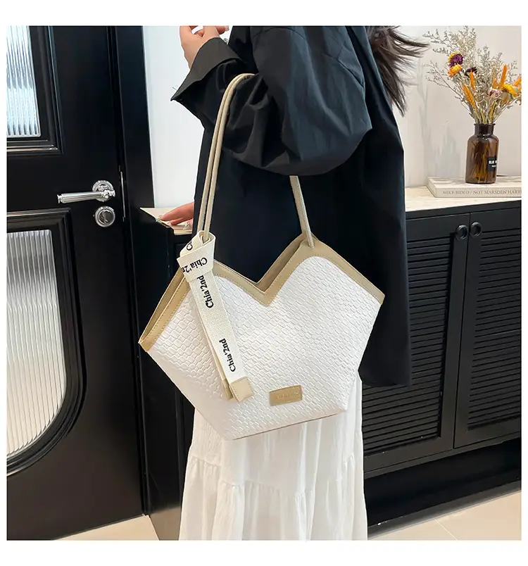 Women Woven Shoulder Bag 2025 Spring Large Capacity — feature 15