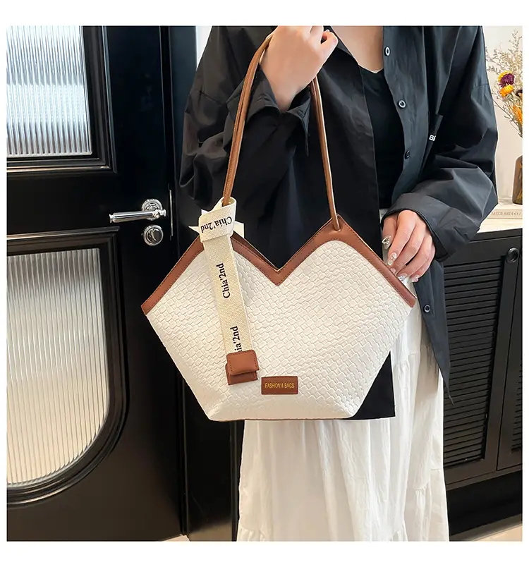 Women Woven Shoulder Bag 2025 Spring Large Capacity — feature 8