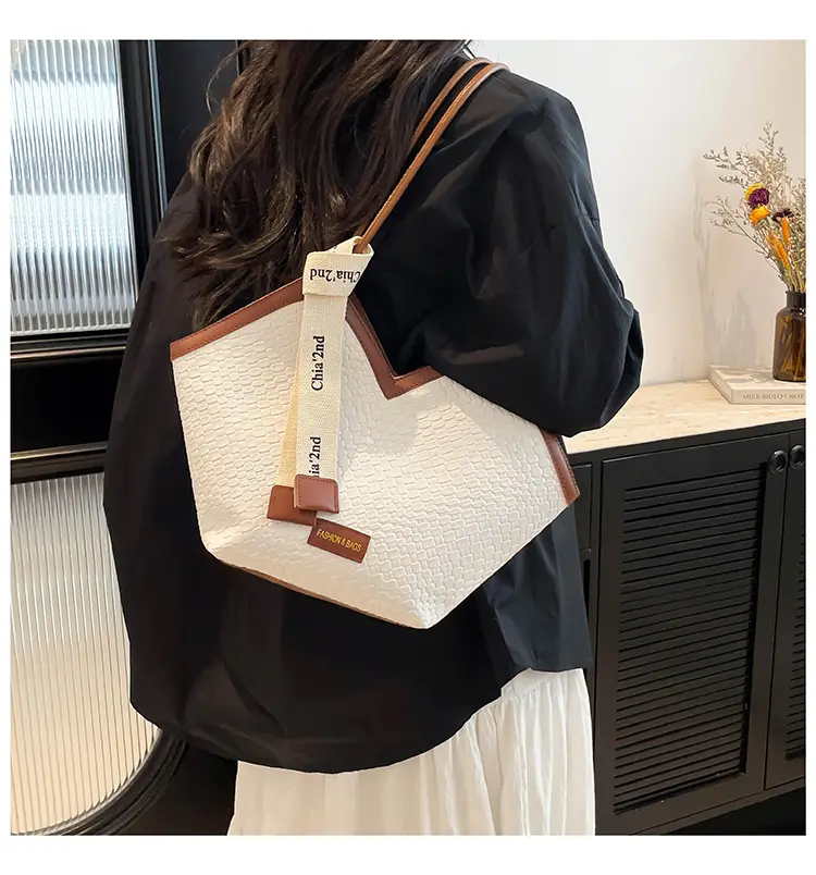 Women Woven Shoulder Bag 2025 Spring Large Capacity — feature 9