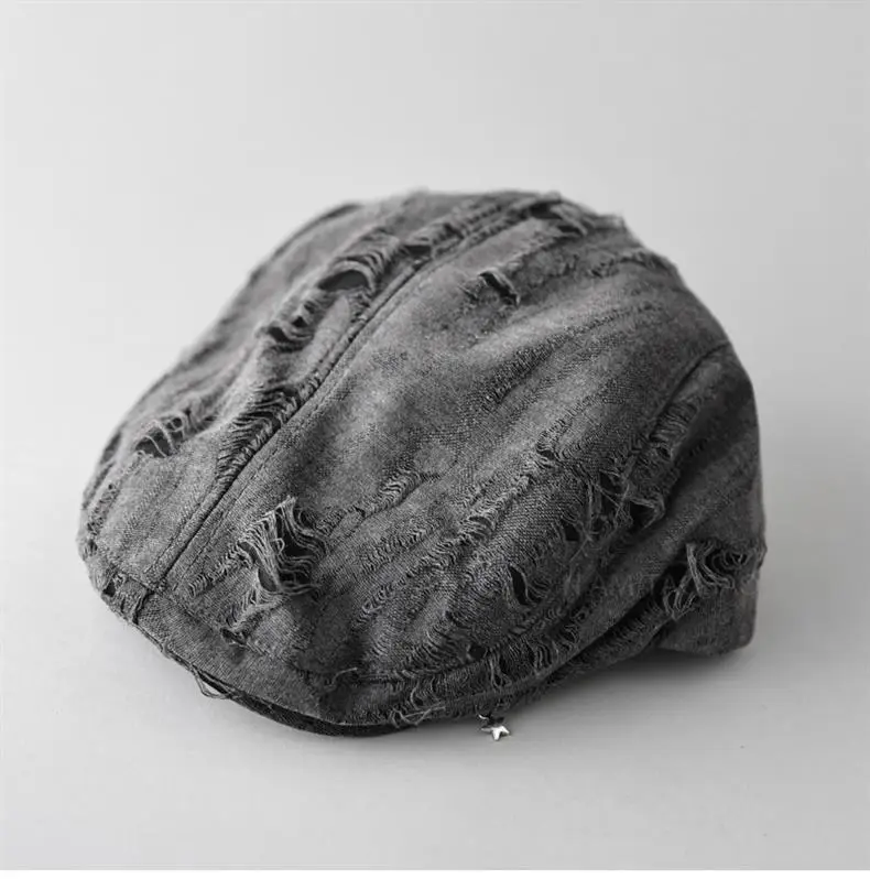 Black Japanese Retro Duck Tonge Hat for Women — feature 11