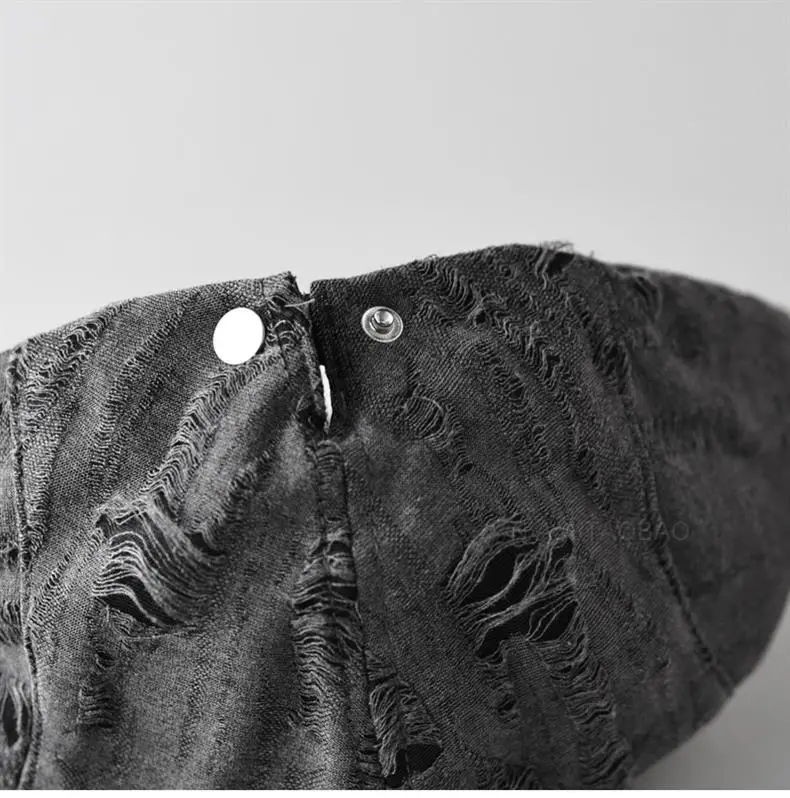 Black Japanese Retro Duck Tonge Hat for Women — feature 12