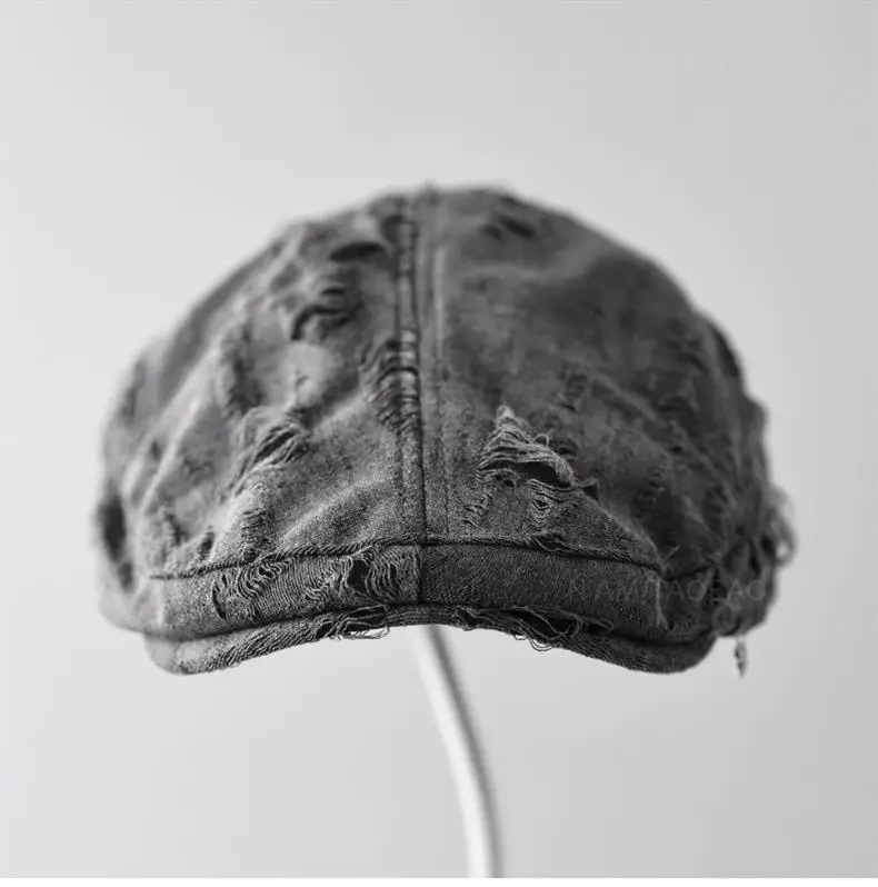 Black Japanese Retro Duck Tonge Hat for Women — feature 6