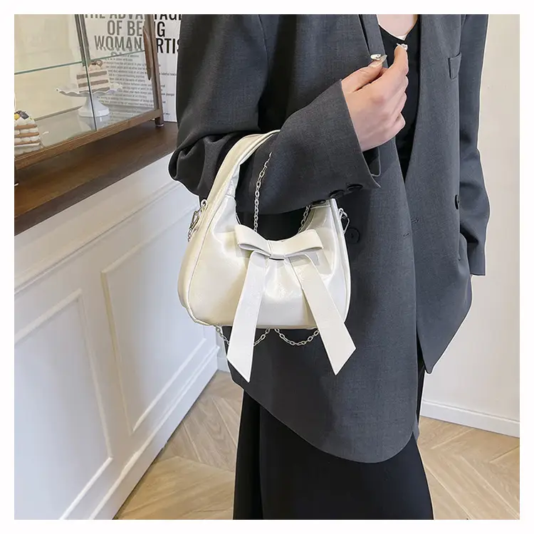 Pink Bow Shoulder Bag for Women — feature 10