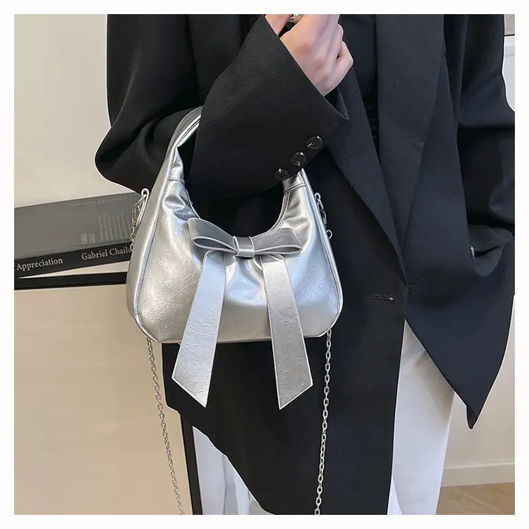 Pink Bow Shoulder Bag for Women — feature 18