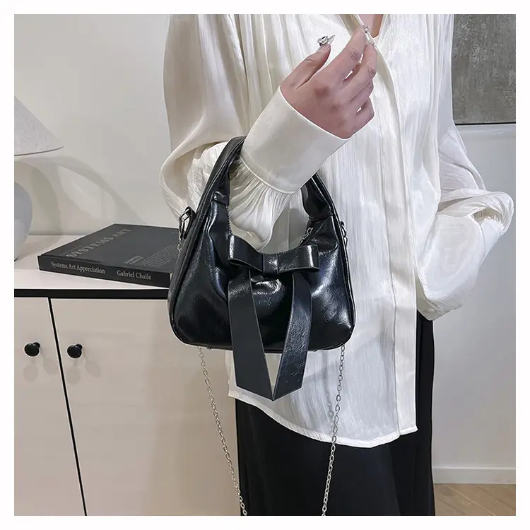 Pink Bow Shoulder Bag for Women — feature 22