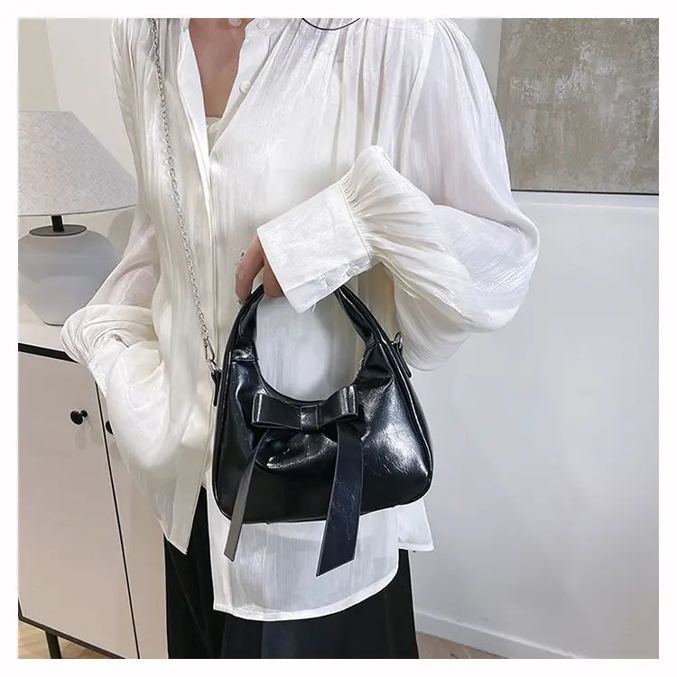 Pink Bow Shoulder Bag for Women — feature 24