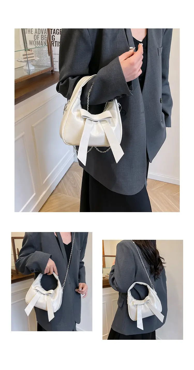 Pink Bow Shoulder Bag for Women — feature 26