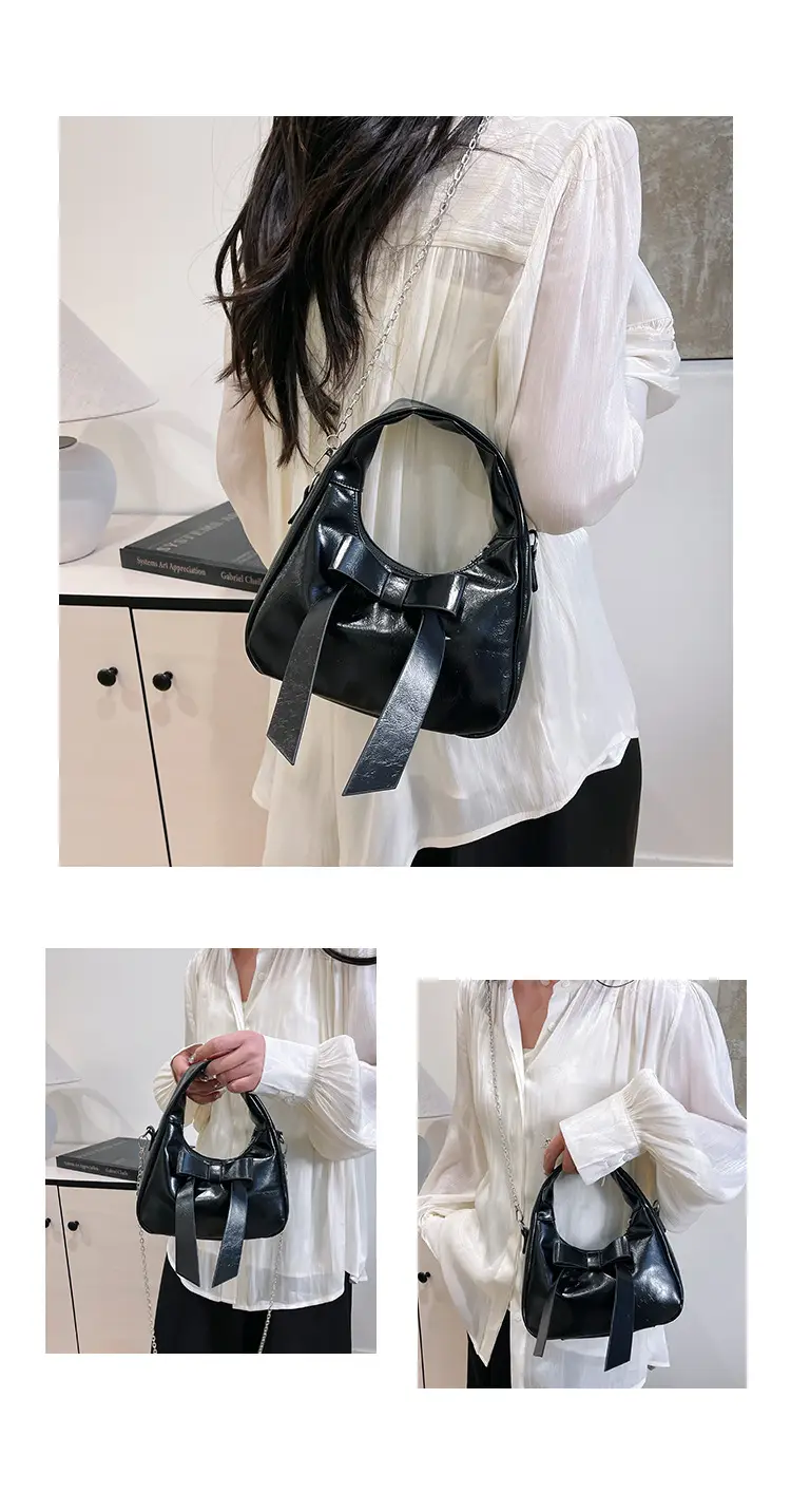 Pink Bow Shoulder Bag for Women — feature 29