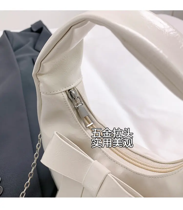 Pink Bow Shoulder Bag for Women — feature 6