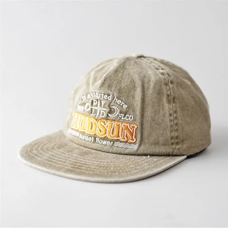 Men's Pink Hooded Cap with "Huds Stout" Embroidery — feature 3