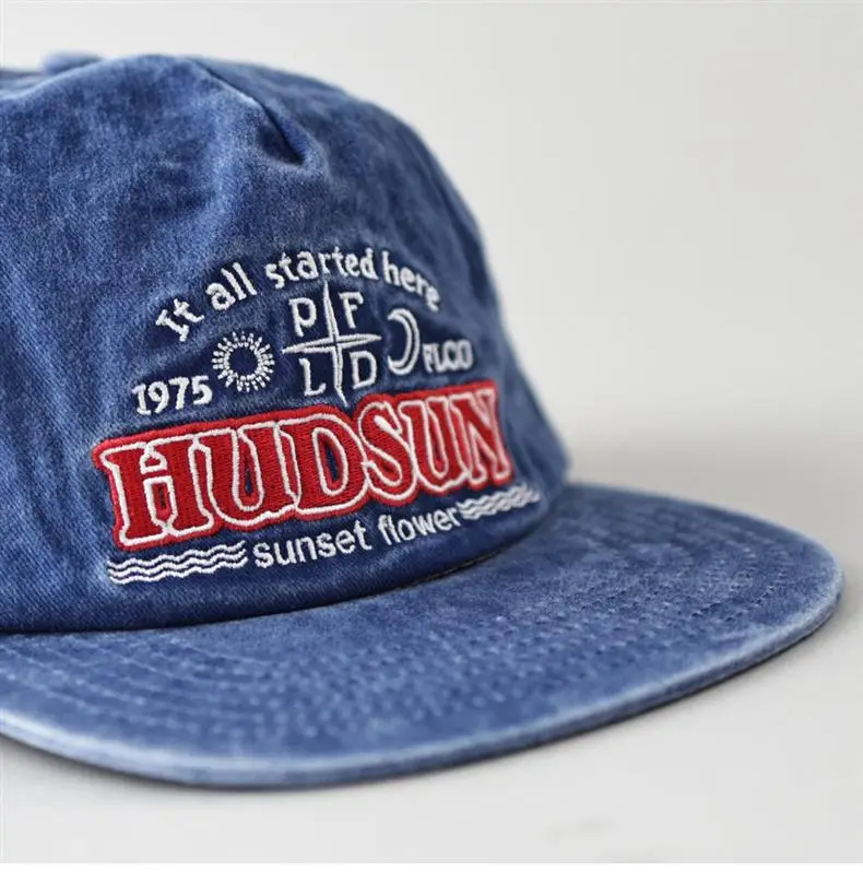 Men's Pink Hooded Cap with "Huds Stout" Embroidery — feature 7