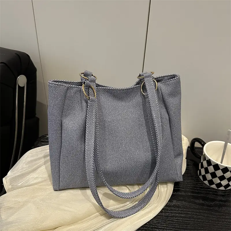 Women Beige Textured Shoulder Bag Large Capacity 2025 - Image 8