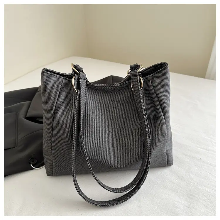 Women Beige Textured Shoulder Bag Large Capacity 2025 — feature 19
