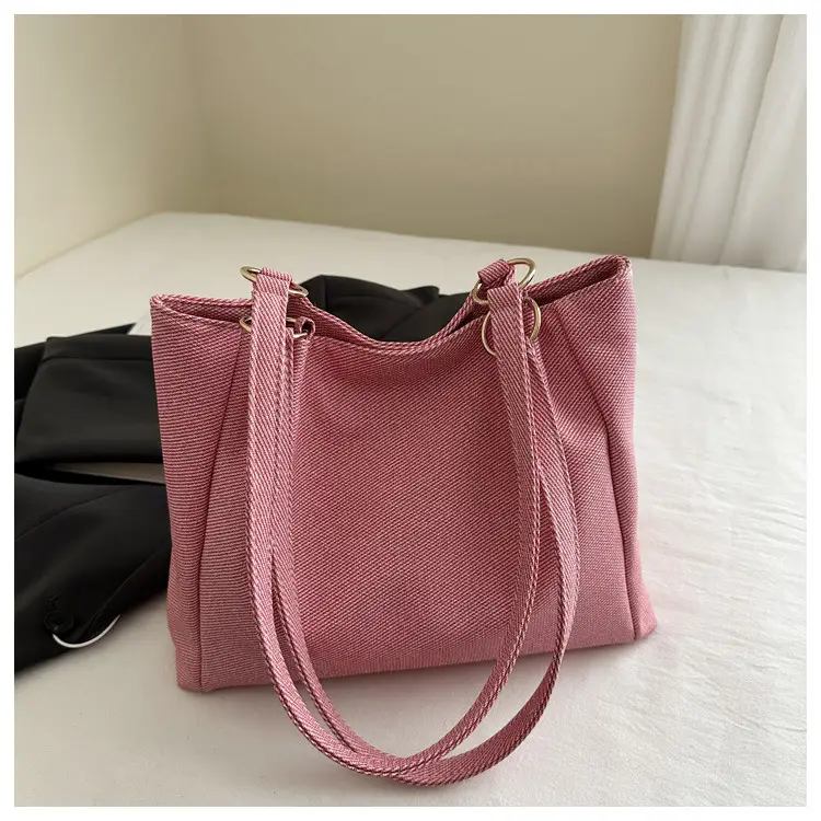 Women Beige Textured Shoulder Bag Large Capacity 2025 — feature 21