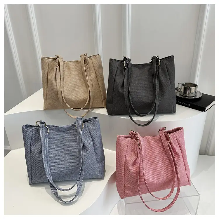 Women Beige Textured Shoulder Bag Large Capacity 2025 — feature 23